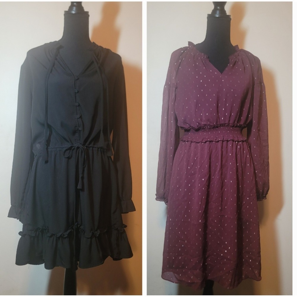 Witchy Boho Dress Bundle M/L Harlow Graham &‎ DIP Long Sleeve